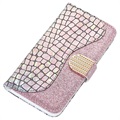 Funda Croco Bling para Samsung Galaxy A50 - Estilo Cartera