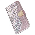 Funda Croco Bling para iPhone X / iPhone XS - Estilo Cartera