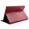 Folio Funda para iPad Air - Cocodrilo - Rojo