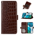 Funda Crocodile con RFID para Motorola Moto G73 - Estilo Cartera