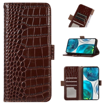 Funda Crocodile con RFID para Motorola Moto G73 - Estilo Cartera