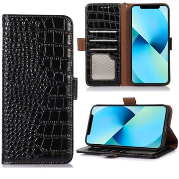 Qialino Classic Samsung Galaxy Note10 Wallet Leather Case - Black