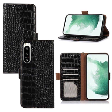 Qialino Classic Samsung Galaxy Note10 Wallet Leather Case - Black