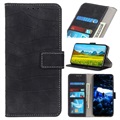 Funda Cocodrilo para Huawei Nova 5T, Honor 20/20S - Estilo Cartera - Negro