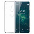 Funda Antideslizante de TPU para Sony Xperia XZ2 - Claro