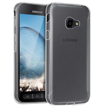 Funda antideslizante de TPU para Samsung Galaxy Xcover 4s, Galaxy Xcover 4 - Claro