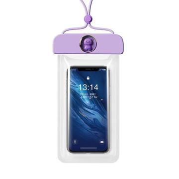 Funda Impermeable Smartphone Oso Lindo - 7.2" - Morado Claro