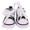 Mini zapatillas con cordones para Labubu 17cm - Negro