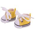 Mini zapatillas con cordones para Labubu 17cm - Amarillo