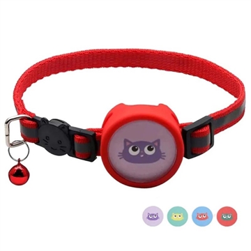 Linda Funda de Silicona Apple Airtag con Collar Reflectante y Pegatinas para Mascotas