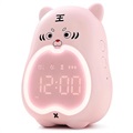 Digital Alarm Clock Radio with Colorful LED Light