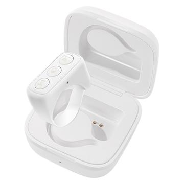 D01 Pro Bluetooth Fingertip Video Controller Tiktok Short Video Page Flipping Device Music Media Smart Clicker - Blanco