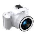 Mini cámara digital D11 con tarjeta de memoria de 64GB - 48MP - Blanco
