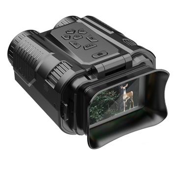 D13 4K Prismáticos de Visión Nocturna para Caza con Zoom 28x y Tarjeta de Memoria de 32GB