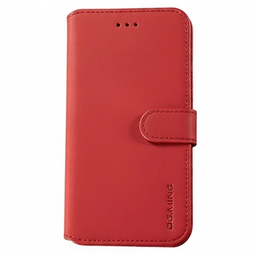 Funda Retro iPhone 7/8/SE (2020)/SE (2022) DG.MING - Estilo Cartera - Rojo