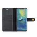 DG.Ming 2-en-1 Funda estilo cartera para Huawei Mate 20 Pro - Negro