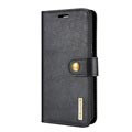 Funda de Cuero Dg.Ming 2-en-1 para Samsung Galaxy S8 - Estilo Cartera - Negro