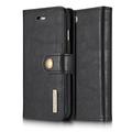 DG.Ming 2-en-1 Funda estilo cartera para iPhone 7/8/SE (2020)/SE (2022) - Negro