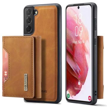 Funda Híbrida DG.Ming M2 con Cartera para Samsung Galaxy S23 5G - Marrón