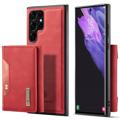 Funda Híbrida DG.Ming M2 con Cartera para Samsung Galaxy S23 Ultra 5G - Rojo