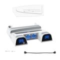 DOBE TP5-3532D Soporte de refrigeración y estación de carga de doble mando para Sony PlayStation 5 Slim/5 Pro