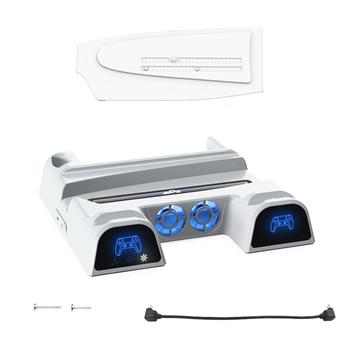 DOBE TP5-3532D Soporte de refrigeración y estación de carga de doble mando para Sony PlayStation 5 Slim/5 Pro