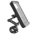 DS-MT3 Soporte impermeable para smartphone para bicicleta / moto - Negro