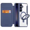 Funda con Anilla de Bloqueo RFID Dux Ducis Skin X Pro para Samsung Galaxy S24 - compatible con MagSafe - Azul