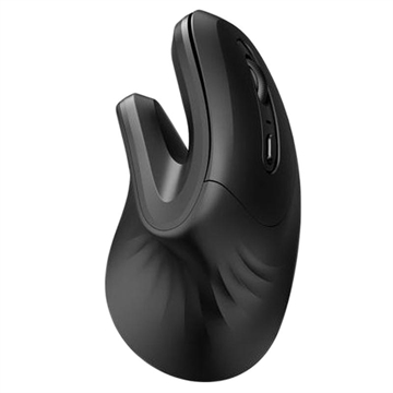 Ratón inalámbrico vertical Dareu Magic Hand - Negro