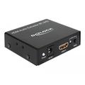 DeLock Extractor de audio HDMI - 4K @ 30Hz - Negro