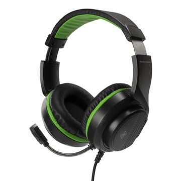 Deltaco GAM-128 Auriculares con cable para juegos - Negro / Verde