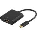 Deltaco Adaptador USB-C a HDMI - 4K/60Hz - Negro