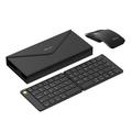 Juego de teclado inalámbrico plegable KF10 y ratón MF10PRO de Delux - Negro