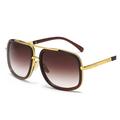 Gafas de sol unisex Deluxe Retro - Marrón / Oro