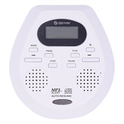 Denver DMP-395W Reproductor portátil de CD/MP3 - Blanco