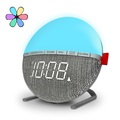 Digital Alarm Clock Radio with Colorful LED Light