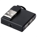 Orico F4U High-Speed Transparent USB 3.0 Hub - 4 ports