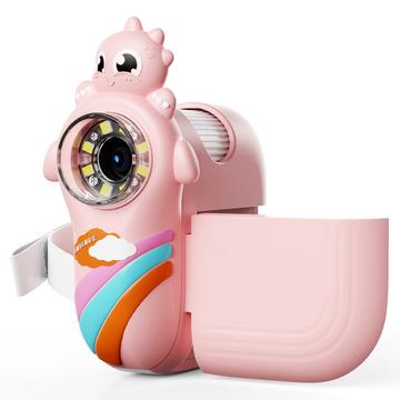 Microscopio de mano para niños Dinosaurio - Rosa