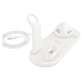 Base de Carga con cargador Inalámbrico QI UD15 - Blanco