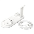 Base de Carga con cargador Inalámbrico QI UD15 - Blanco