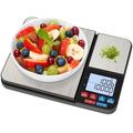 Báscula digital de cocina de doble plataforma con pantalla LED - 5kg/0.01g