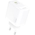Cargador de pared Dudao A28 45W GaN USB-C - Blanco