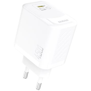 Cargador de pared Dudao A28 45W GaN USB-C - Blanco