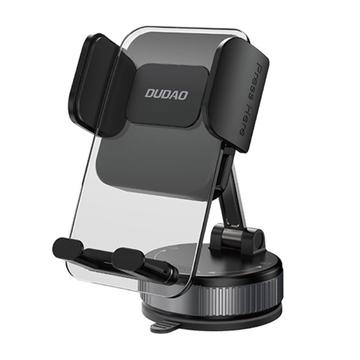 Dudao F24 Plus Soporte de coche con ventosa para teléfono 60mm-90mm - Negro