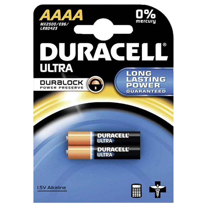 Pilas Alcalinas Duracell Ultra AAAA 041660 - 1.5V - 1x2