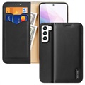 Funda Clásica de Cuero Qialino para Samsung Galaxy Note10+ - Estilo Cartera - Negro