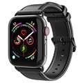 Dux Ducis Apple Watch Series 5/4/3/2/1 Leather Strap - 38mm, 40mm - Black