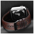 Dux Ducis Apple Watch Series 5/4/3/2/1 Leather Strap - 42mm, 44mm - Coffee