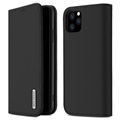 Funda de Cuero Dux Ducis Wish para iPhone 11 Pro - Estilo Cartera - Negro
