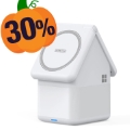 Duzzona W20 Estación de carga inalámbrica 4 en 1 con luz nocturna - 15W - Blanco